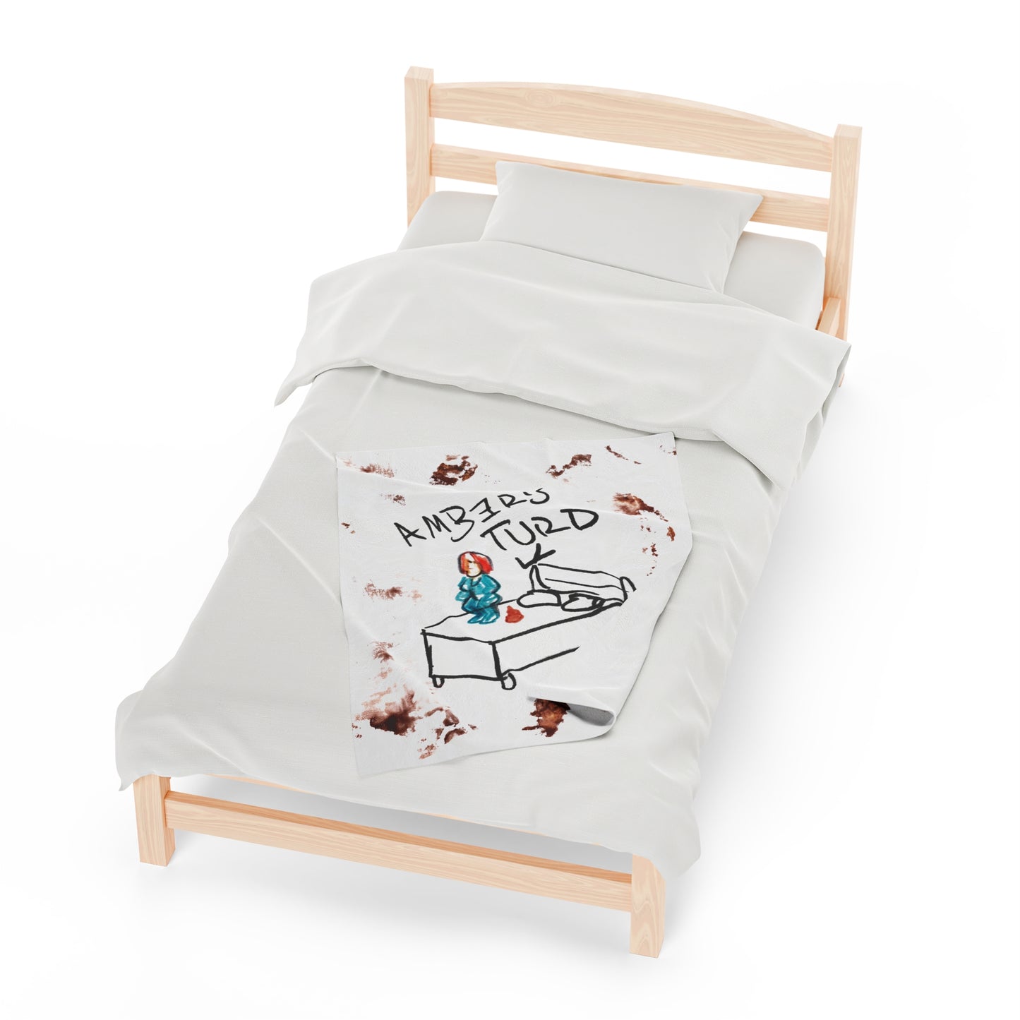 Amber Turd Plush Blanket