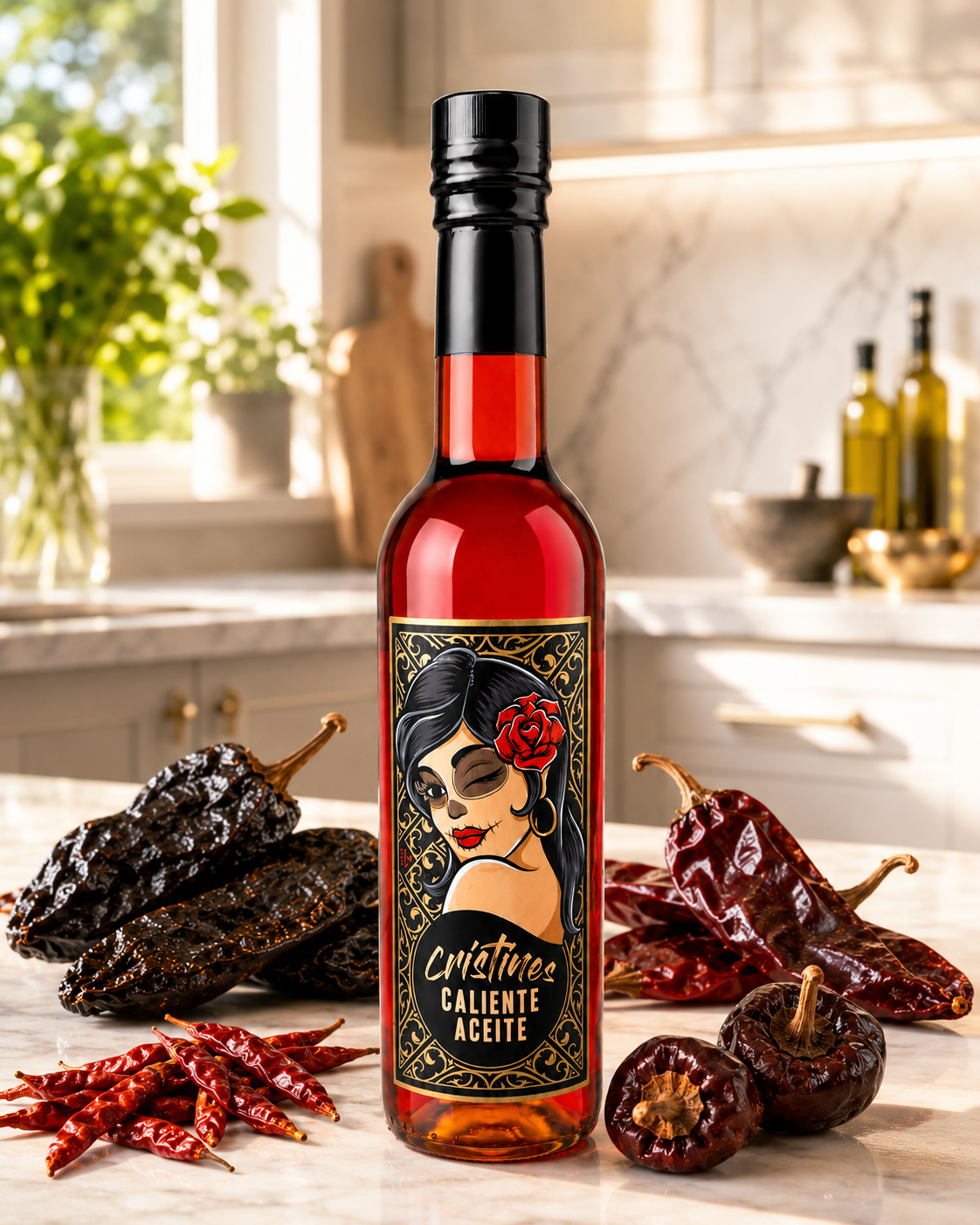 Cristine's Red Hot Chili Oil