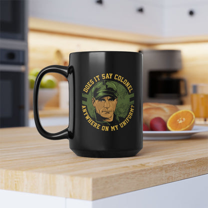 Does it say Colonel Mug