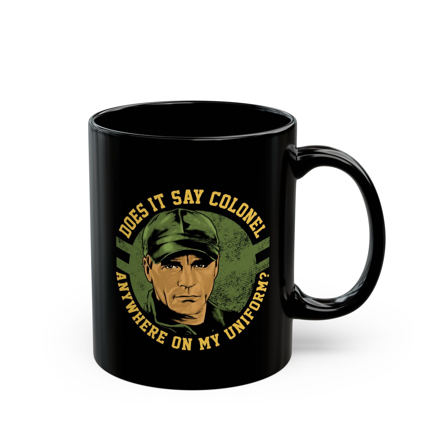 Does it say Colonel Mug