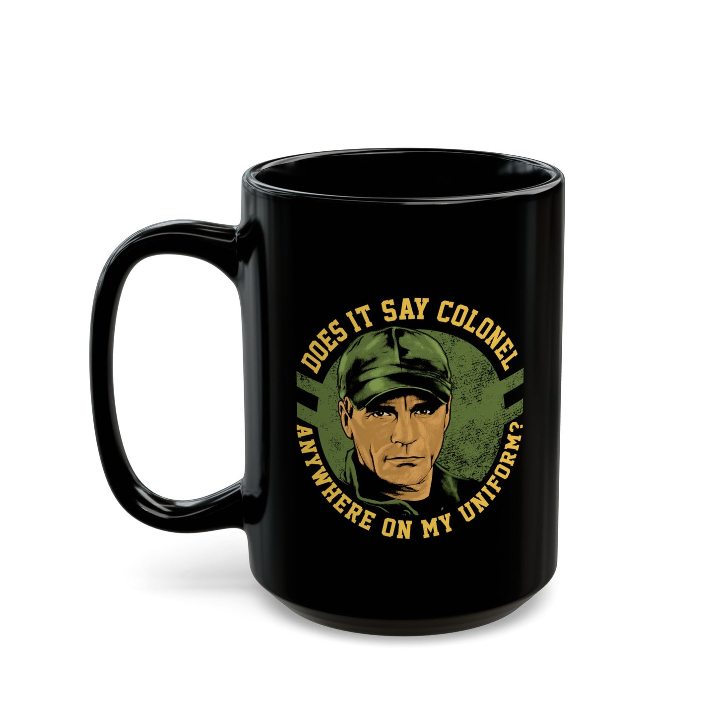 Does it say Colonel Mug