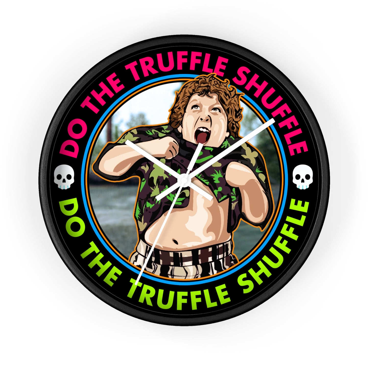 Truffle Shuffle Wall Clock