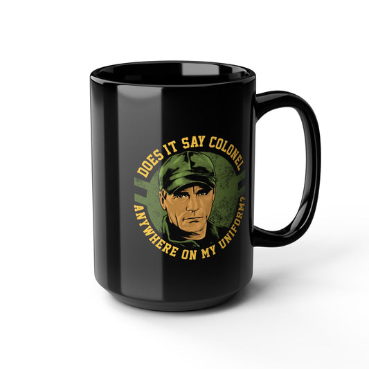 Does it say Colonel Mug