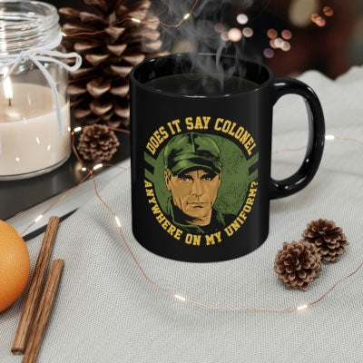 Does it say Colonel Mug