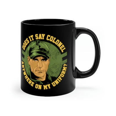 Does it say Colonel Mug